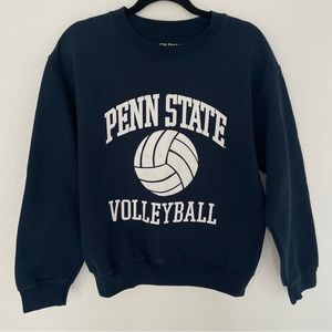 PSU Penn State University Navy Blue Volleyball Team Crewneck Sweatshirt